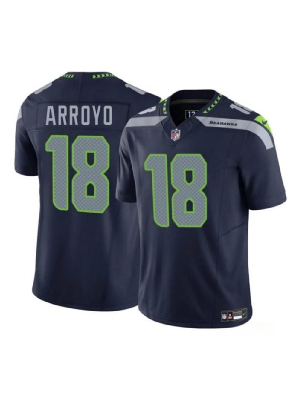 Adult Mens Elijah Arroyo Navy Jersey Stitched